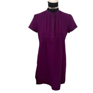 See by Chloe short sleeve purple dress